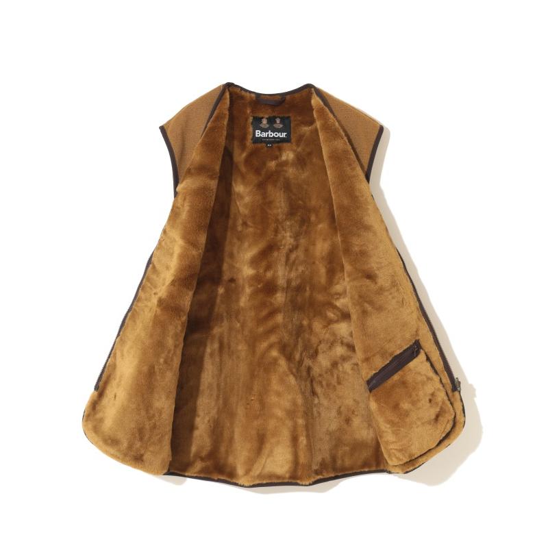 Barbour（バブアー） ファーライナー ベスト リバーシブル パイル
