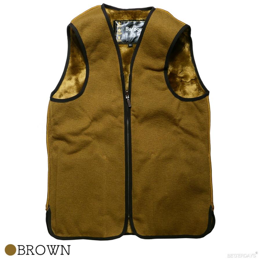 Barbour（バブアー） ベスト ファー ライナー ジレ リバーシブル