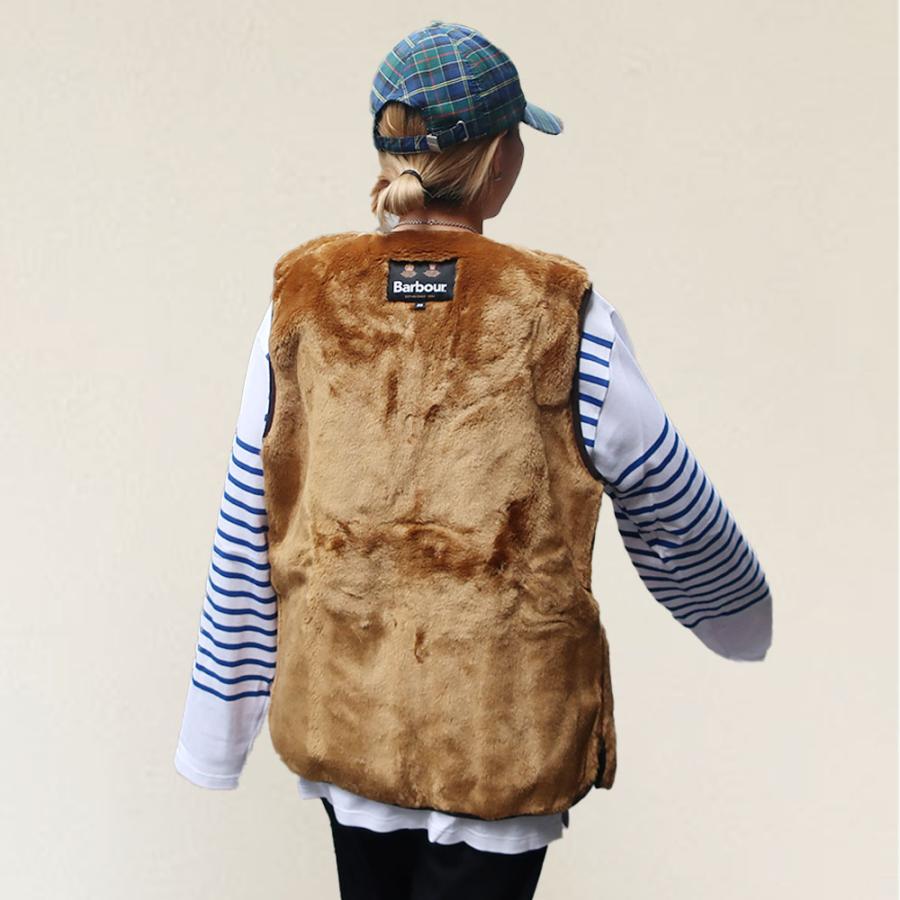 Barbour（バブアー） ファーライナー ベスト ジレ リバーシブル