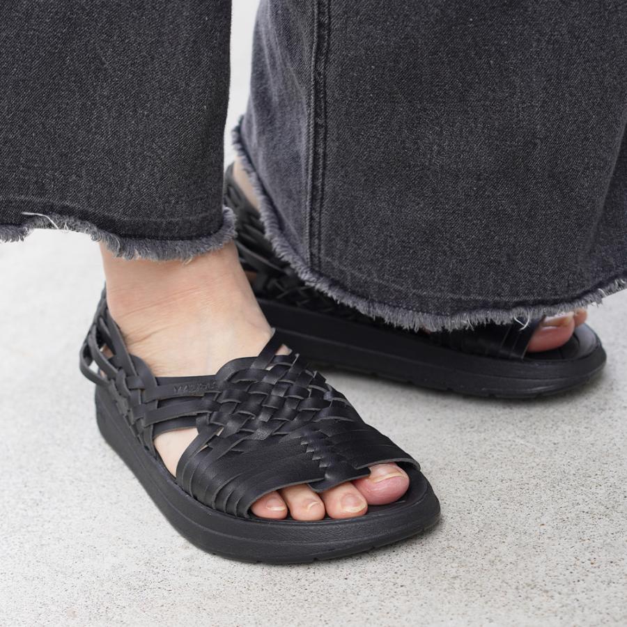 MALIBU マリブサンダル ブラック 編み込みサンダル　レザー　27 MALIBU SANDALS（マリブサンダルズ） 【SALE／10%OFF】サンダル