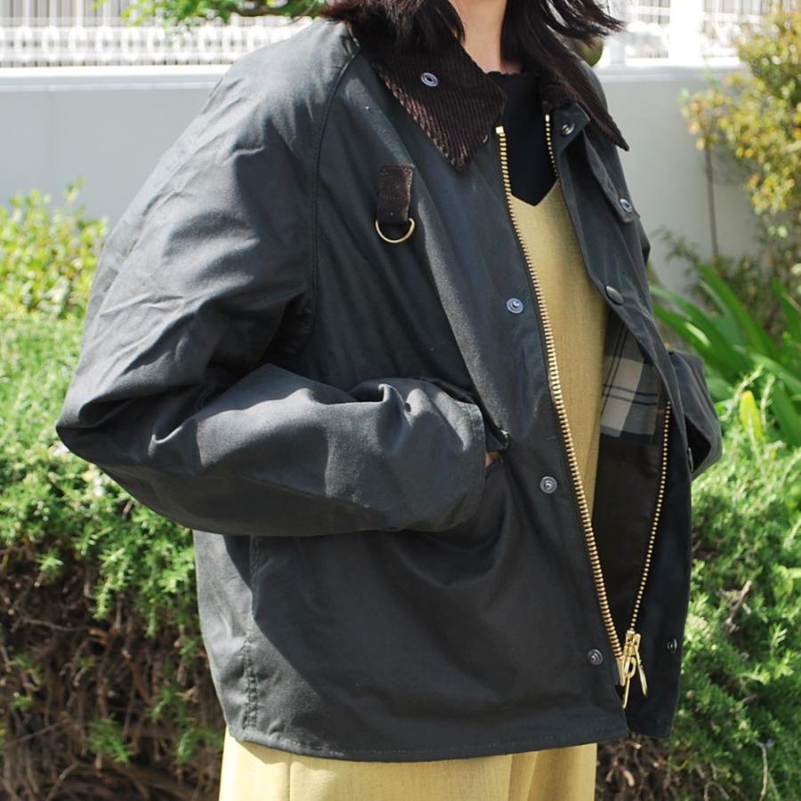 Barbour（バブアー） スペイ ワックスド コットン ショートブルゾン