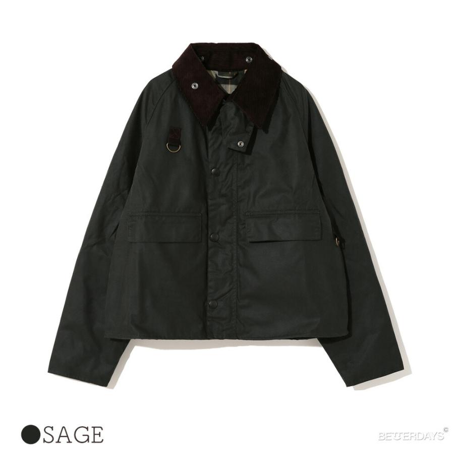Barbour（バブアー） スペイ ワックスド コットン ショートブルゾン