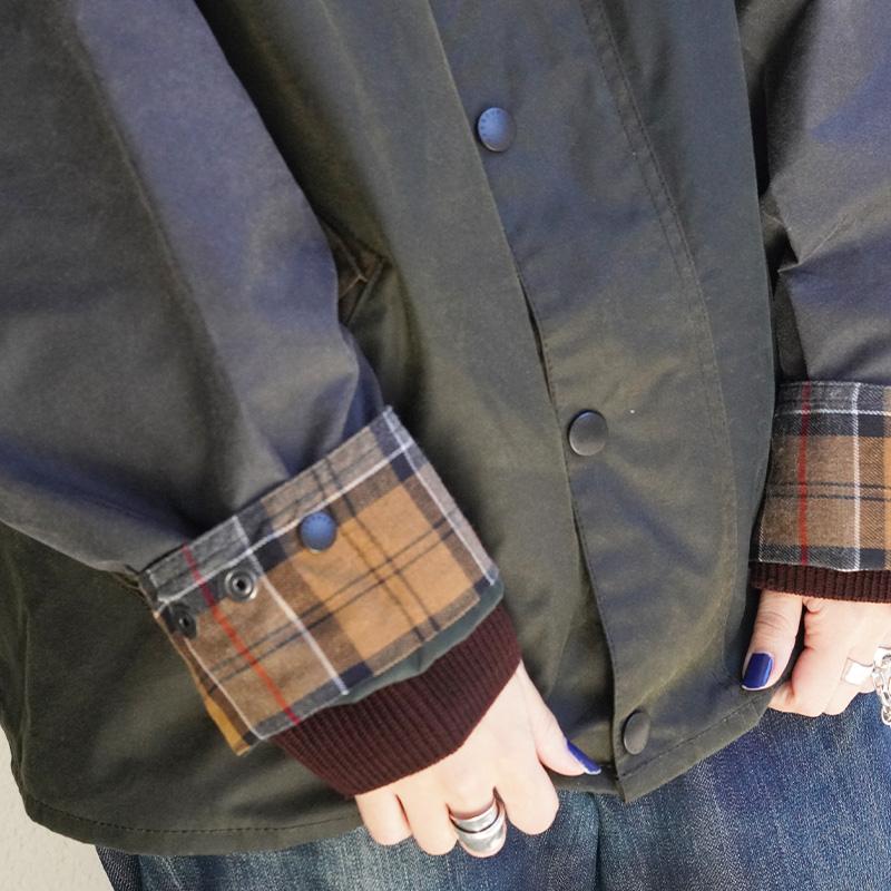 バブアー トランスポート パッチワーク オイルジャケット ユニセックス Barbour Patchwork Transport Waxed Jacket【国内正規品】MWX2499の画像