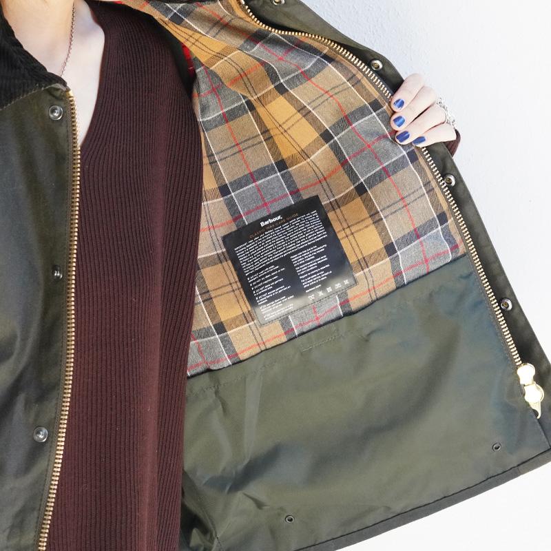 バブアー トランスポート パッチワーク オイルジャケット ユニセックス Barbour Patchwork Transport Waxed Jacket【国内正規品】MWX2499の画像