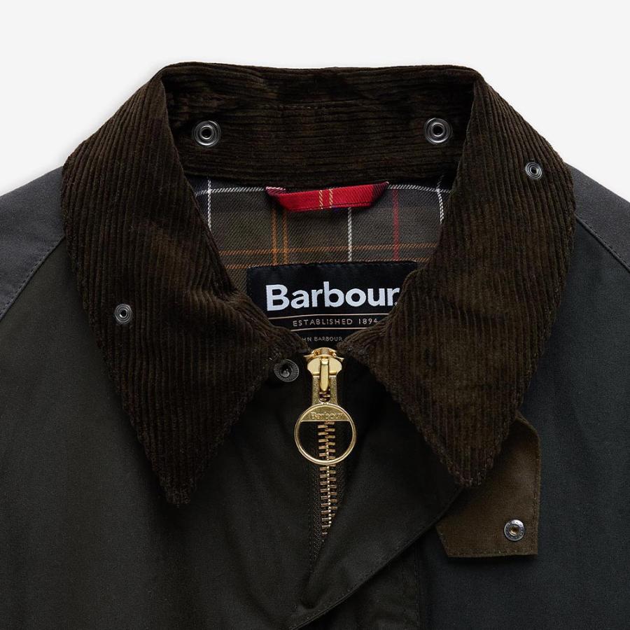 バブアー トランスポート パッチワーク オイルジャケット ユニセックス Barbour Patchwork Transport Waxed Jacket【国内正規品】MWX2499の画像