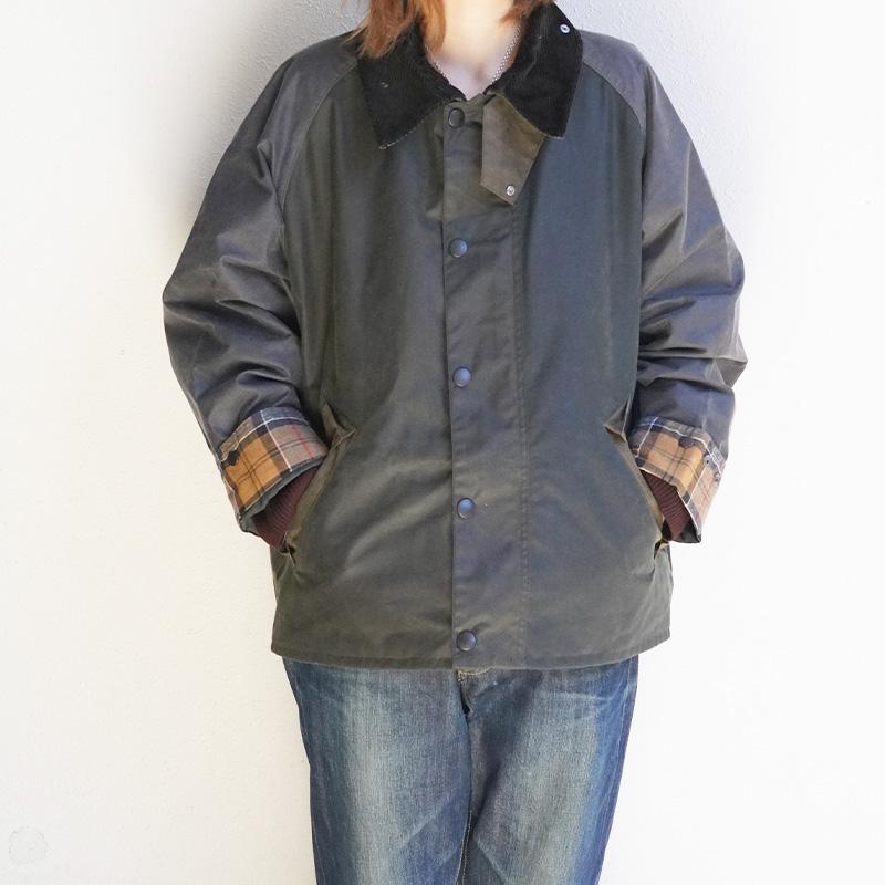 バブアー トランスポート パッチワーク オイルジャケット ユニセックス Barbour Patchwork Transport Waxed Jacket【国内正規品】MWX2499の画像
