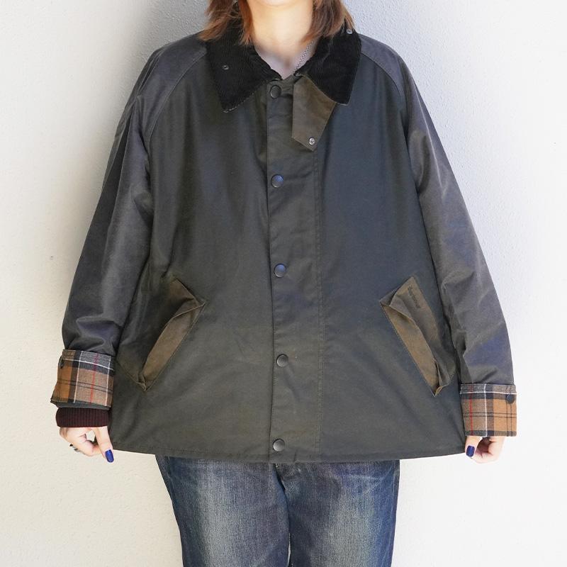バブアー トランスポート パッチワーク オイルジャケット ユニセックス Barbour Patchwork Transport Waxed Jacket【国内正規品】MWX2499の画像