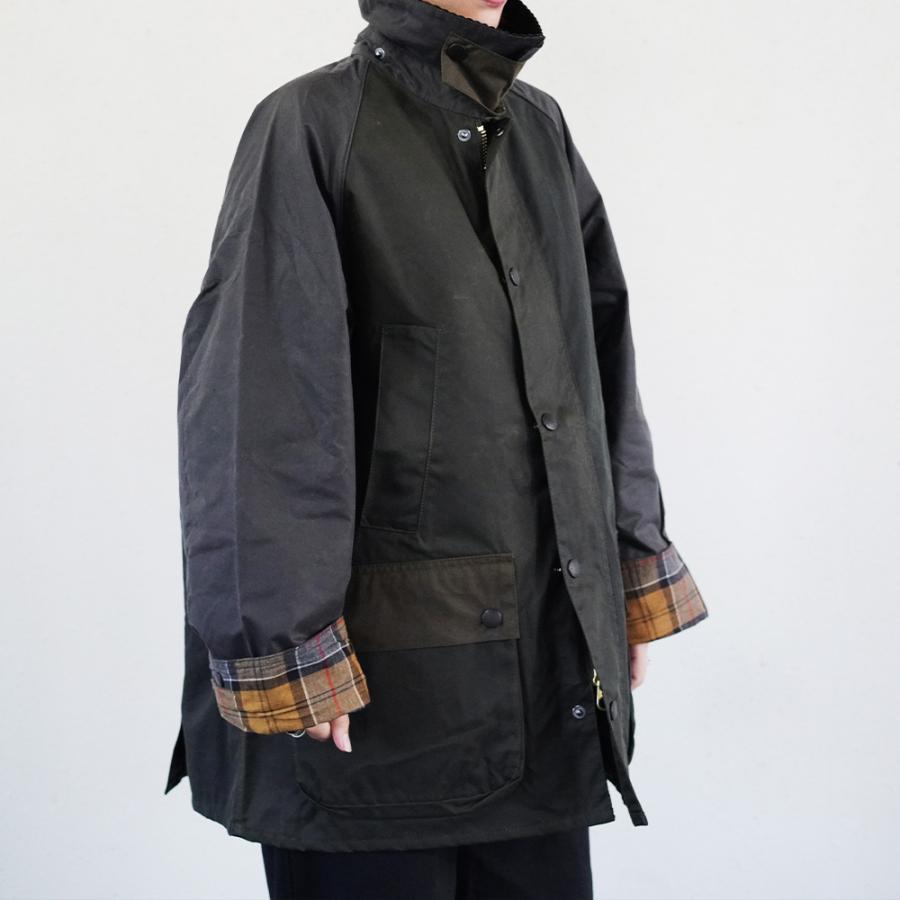 Barbour（バブアー） ビデイル オーバーサイズ パッチワーク オイル