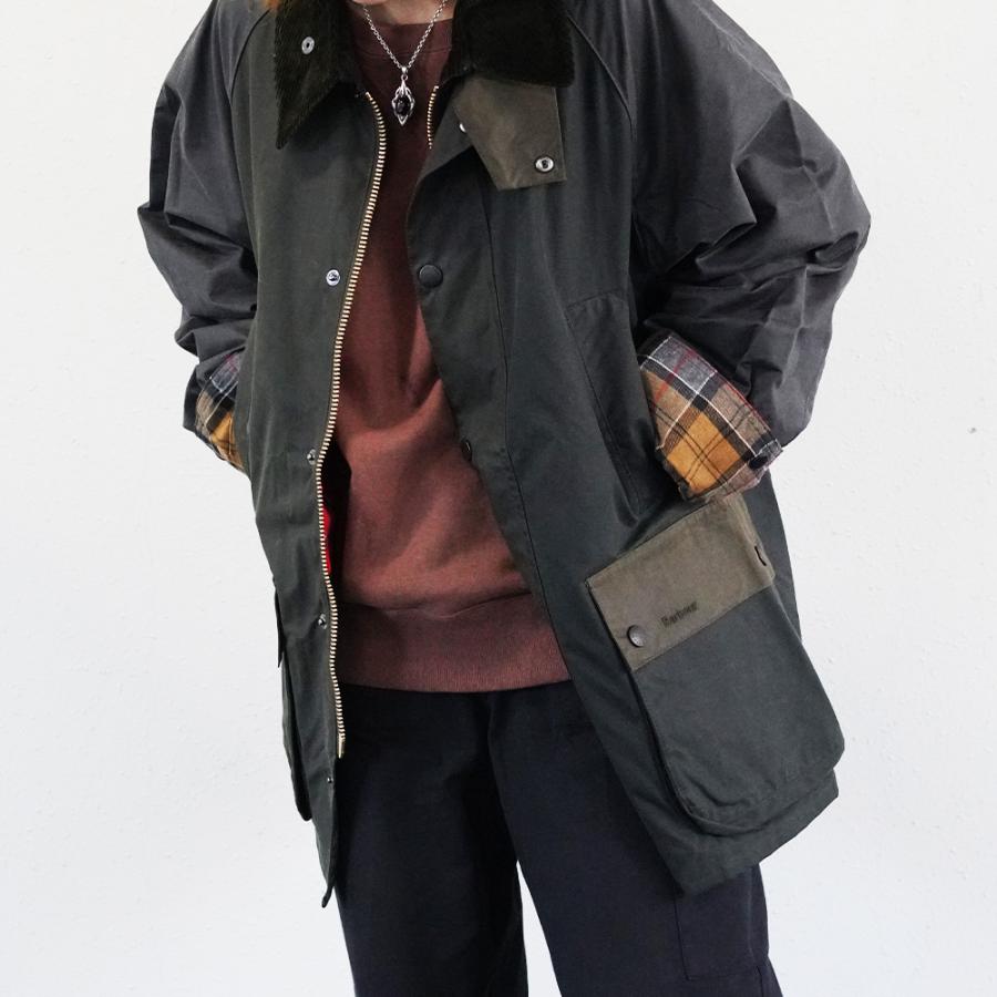 Barbour（バブアー） ビデイル オーバーサイズ パッチワーク オイル