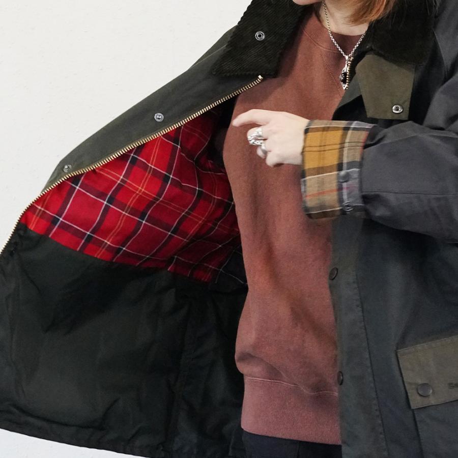 Barbour（バブアー） ビデイル オーバーサイズ パッチワーク オイル