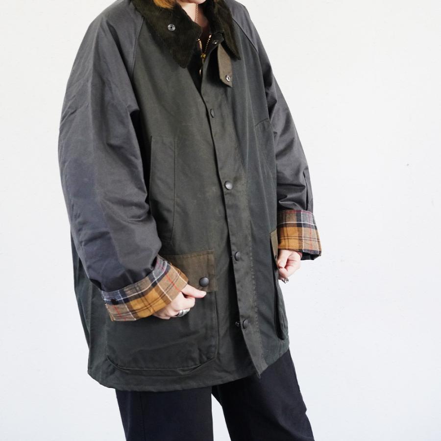 Barbour（バブアー） ビデイル オーバーサイズ パッチワーク オイル