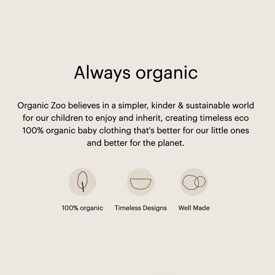 ロンパース キッズ ベビー オーガニックズー Organic Zoo Olive Garden