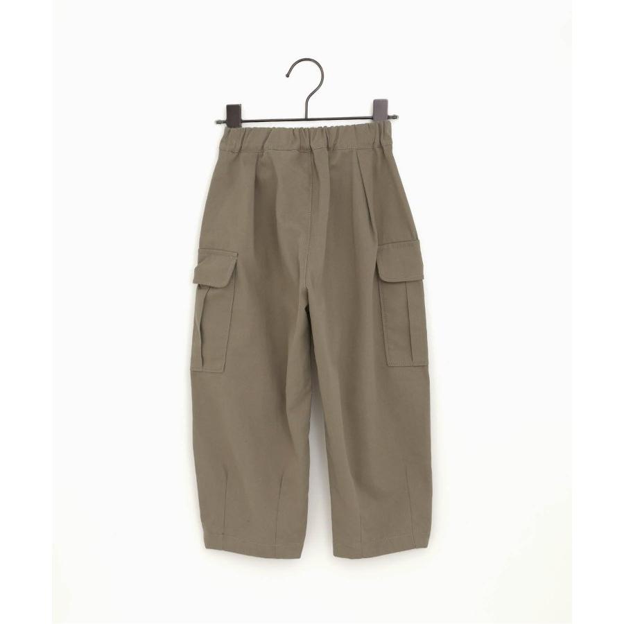 カーゴパンツ ズボン お花 刺繍 ゆったり ピードットプルミエ p