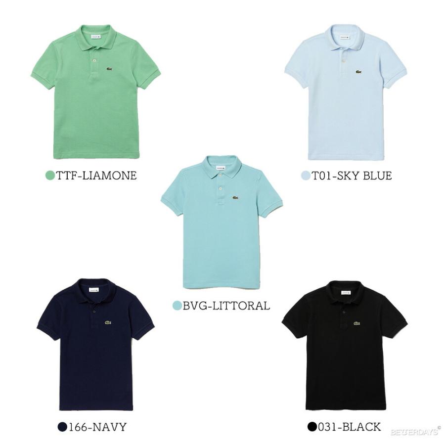 LACOSTE ポロシャツ キッズ ラコステ ボーイズ 半袖 トップス 90