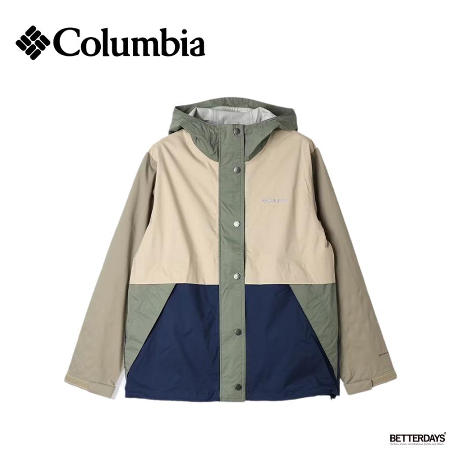 Columbia アウター リバーシブル 中綿　コロンビア 緑　オレンジ 汚れあり 80年代 Columbia コロンビア リバーシブル 中綿 ナイロン