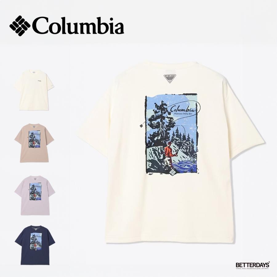 Columbia（コロンビア） Tシャツ メンズ バーンノベルグラフィック