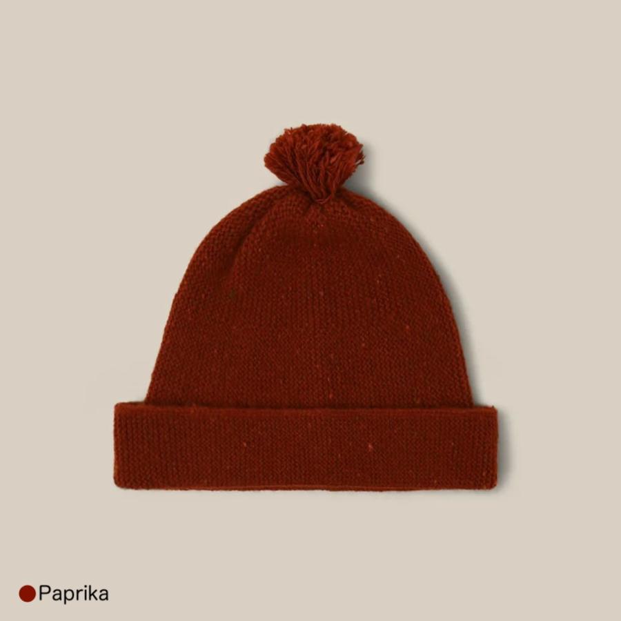 ニット帽  ベビー オーガニックズー タッセル Organic Zoo Paprika / Forest Beanie【国内正規品】 PPOMHAT PEPOMHATの画像