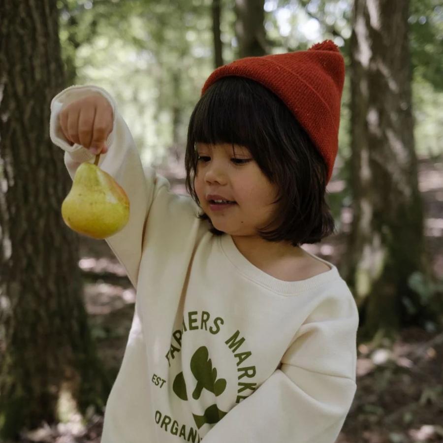 ニット帽  ベビー オーガニックズー タッセル Organic Zoo Paprika / Forest Beanie【国内正規品】 PPOMHAT PEPOMHATの画像
