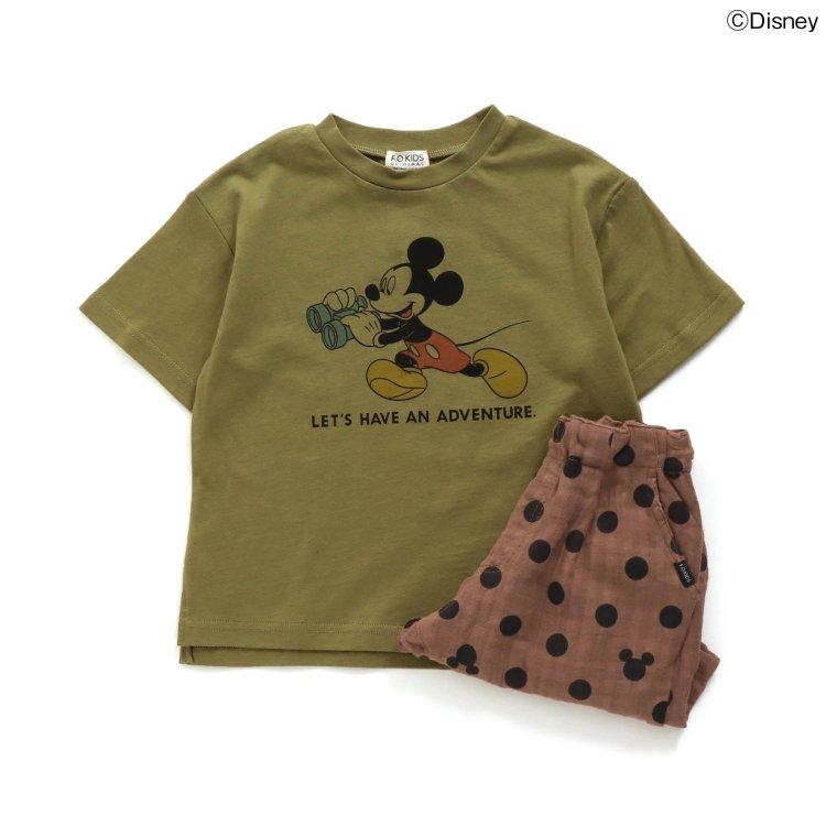 ワンマイルウェア ディズニー ミッキー ベビー キッズ パジャマ Tシャツ F O Kids 半袖 五分丈 男の子 女の子 子供 80 100cm 子供服ブランド R Better Days ベターデイズ 通販 Yahoo ショッピング