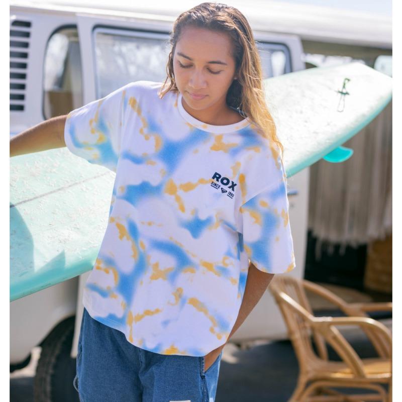 ROXY（ロキシー） Tシャツ レディース ウィメンズ タイダイ 半袖 ROXY