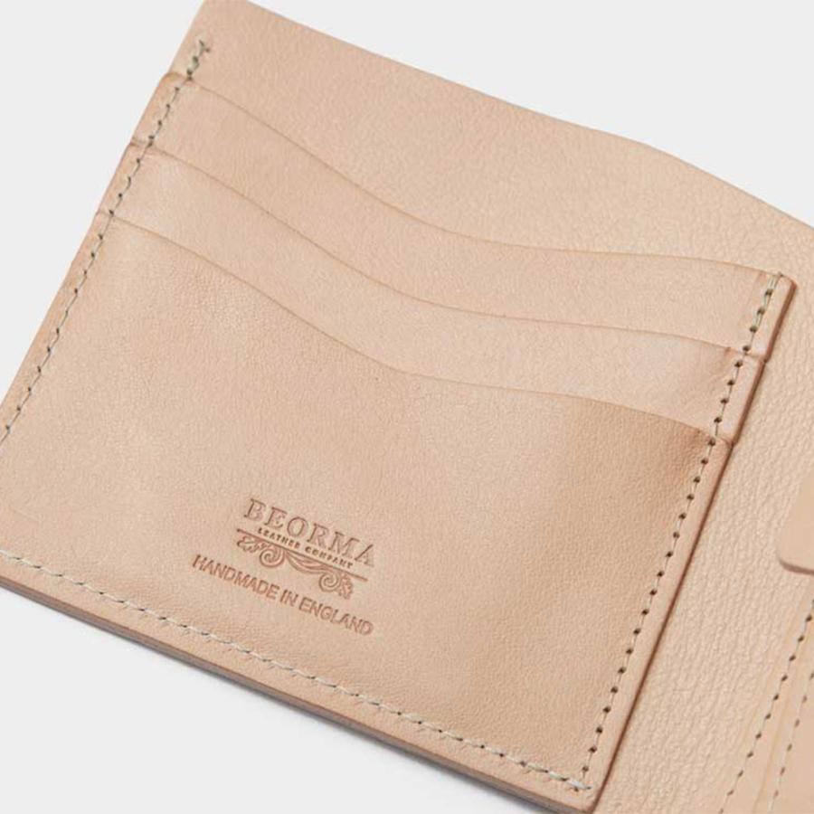 財布 二つ折り財布 ウォレット ベオーマレザーカンパニー ナチュール
