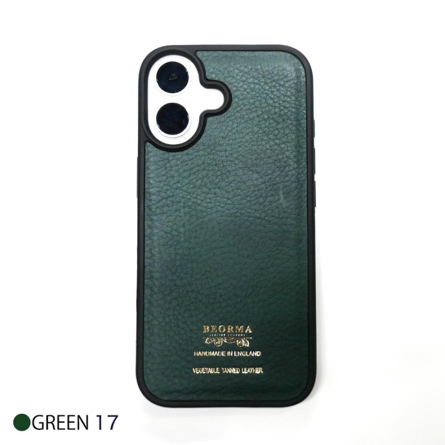 BEORMA iPhoneケース ダークグリーン IP16E スマートフォン ケース ベオーマ ベオーマレザーカンパニー ナチュール