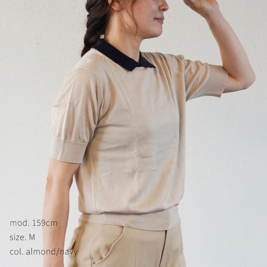 JOHN SMEDLEY（ジョンスメドレー） ポロ プルオーバー ニット