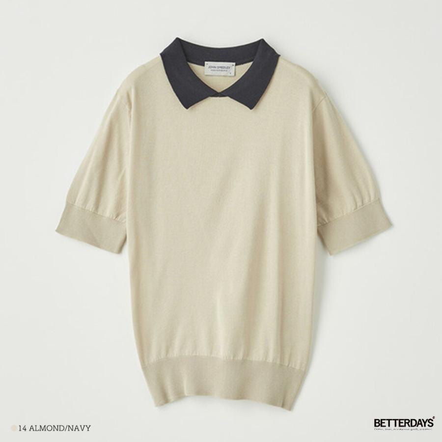 JOHN SMEDLEY（ジョンスメドレー） ポロ プルオーバー ニット