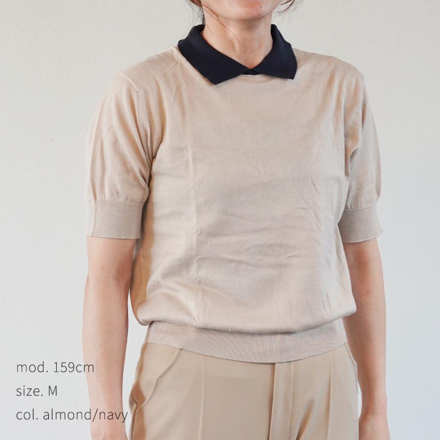 JOHN SMEDLEY（ジョンスメドレー） ポロ プルオーバー ニット