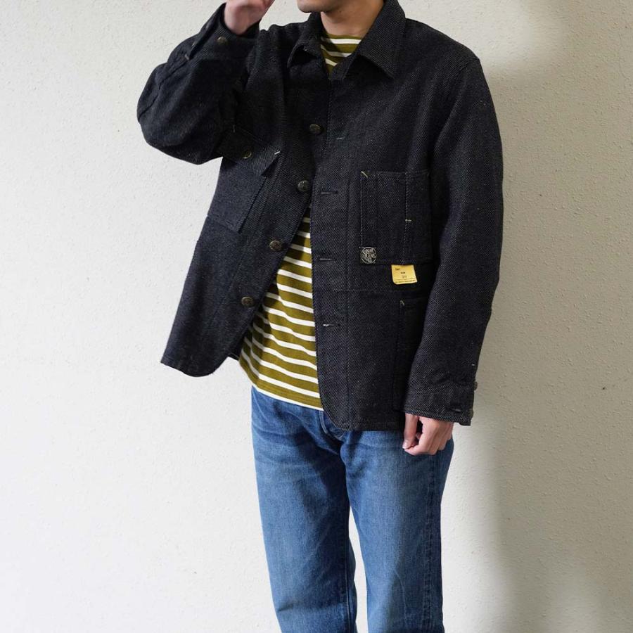 【タグ付き】未使用✨CLANE デニムケープコート　インディゴ 定価3.7万 CLANE - デニム ケープ コート - DENIM CAPE COAT INDIGO | ADDICT WEB