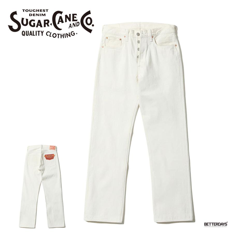 SUGAR CANE ジーンズ メンズ デニム シュガーケーン ホワイトデニム