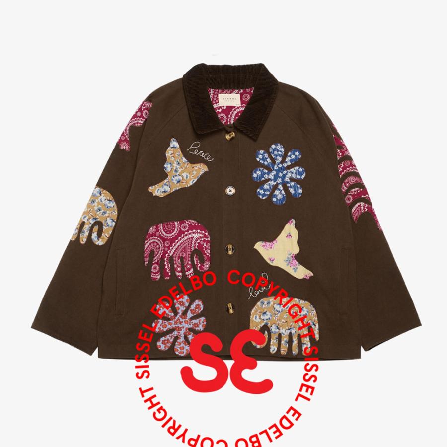 SISSEL EDELBOキッズジャケット ジャケット キッズ ベビー Organic Cotton Brown Fudge Lillibeth MINI