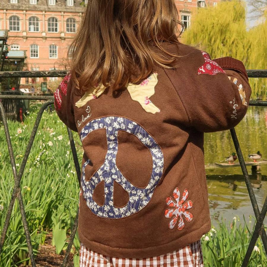 ジャケット キッズ ベビー Organic Cotton Brown Fudge Lillibeth MINI