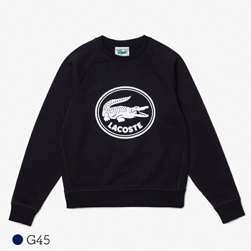 LACOSTE ラコステ　スウェット LACOSTE（ラコステ） トレーナー スウェット フロッキークロック