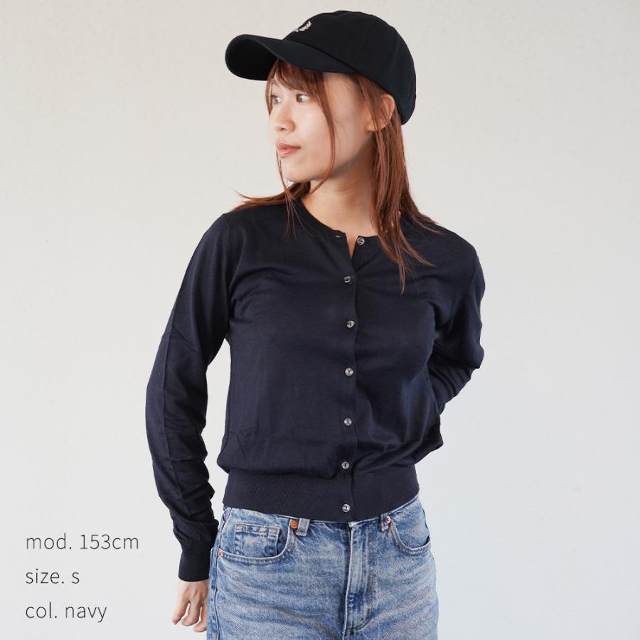 カーディガン レディース ジョンスメドレー 丸首 モダンフィット シーアイランドコットン MODERN FIT SIMETO CARDIGAN JOHN SMEDLEY | JOHN SMEDLEY | 15