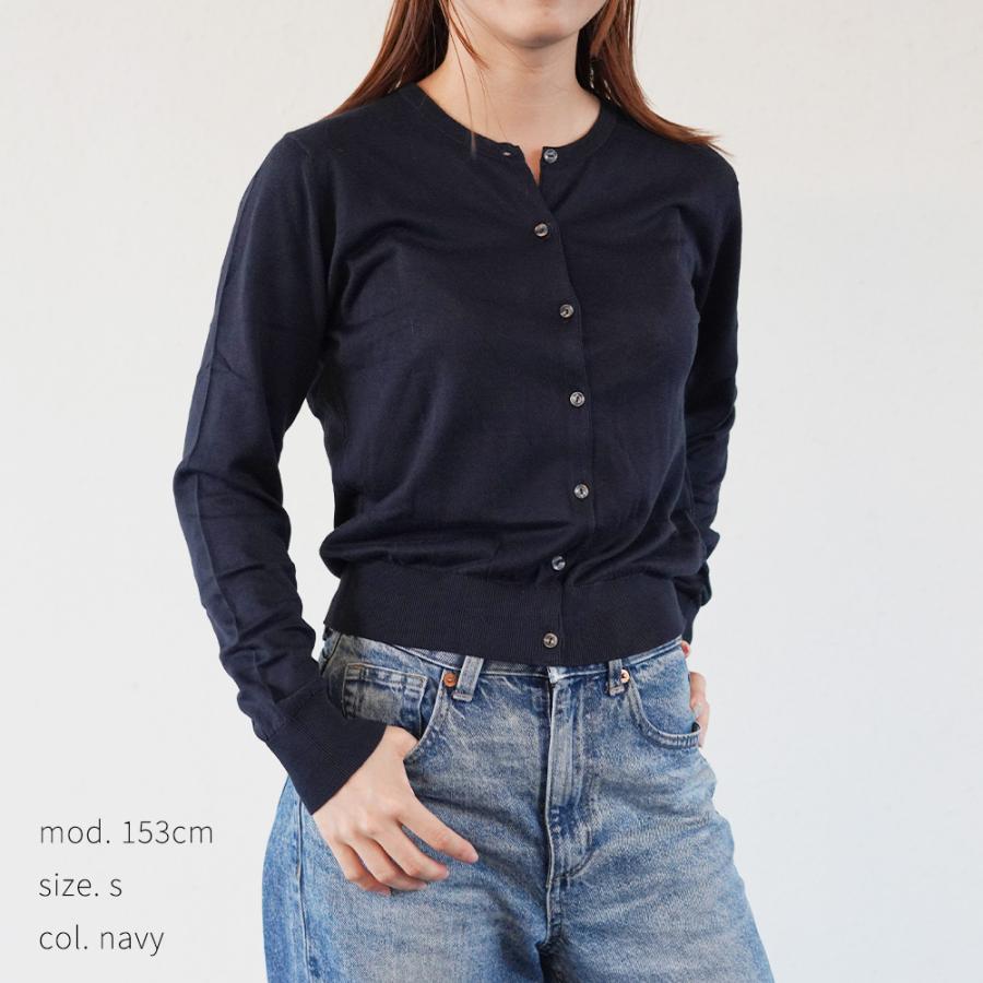 カーディガン レディース ジョンスメドレー 丸首 モダンフィット シーアイランドコットン MODERN FIT SIMETO CARDIGAN JOHN SMEDLEY | JOHN SMEDLEY | 16