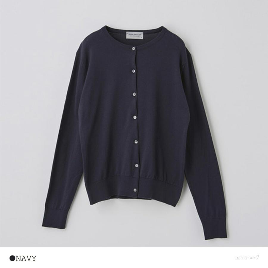 カーディガン レディース ジョンスメドレー 丸首 モダンフィット シーアイランドコットン MODERN FIT SIMETO CARDIGAN JOHN SMEDLEY | JOHN SMEDLEY | 05