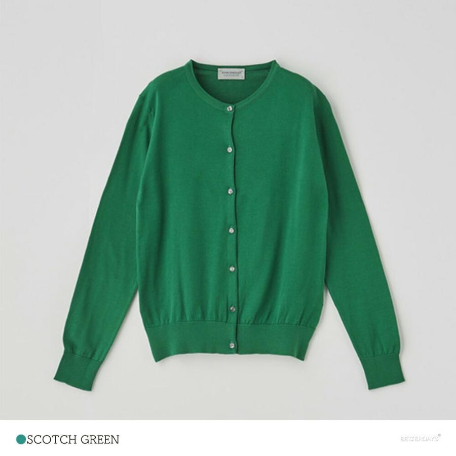 JOHN SMEDLEY - SIMETO レディース 長袖クルーネックカーディガン JOHN SMEDLEY ジョンスメドレー SIMETO MODERN FIT レディース