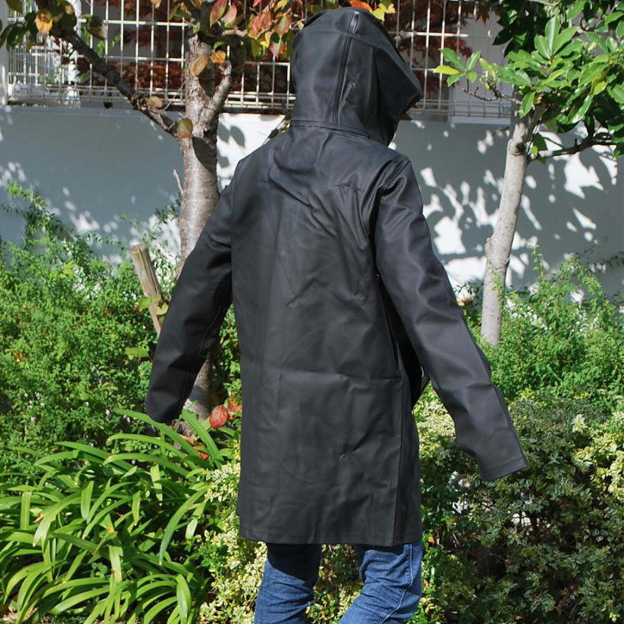レインコート レディース Stutterheim ストゥッテルハイム Mosebacke raincoat オリジナル ハンティングコート_7