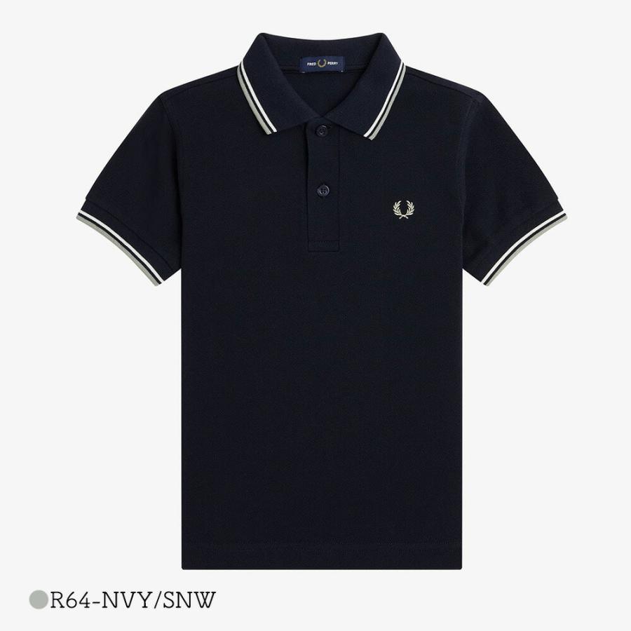 ポロシャツ キッズ フレッドペリー ギフト FRED PERRY KIDS TWIN TIPPED FRED PERRY SHIRT 100-130cmの画像