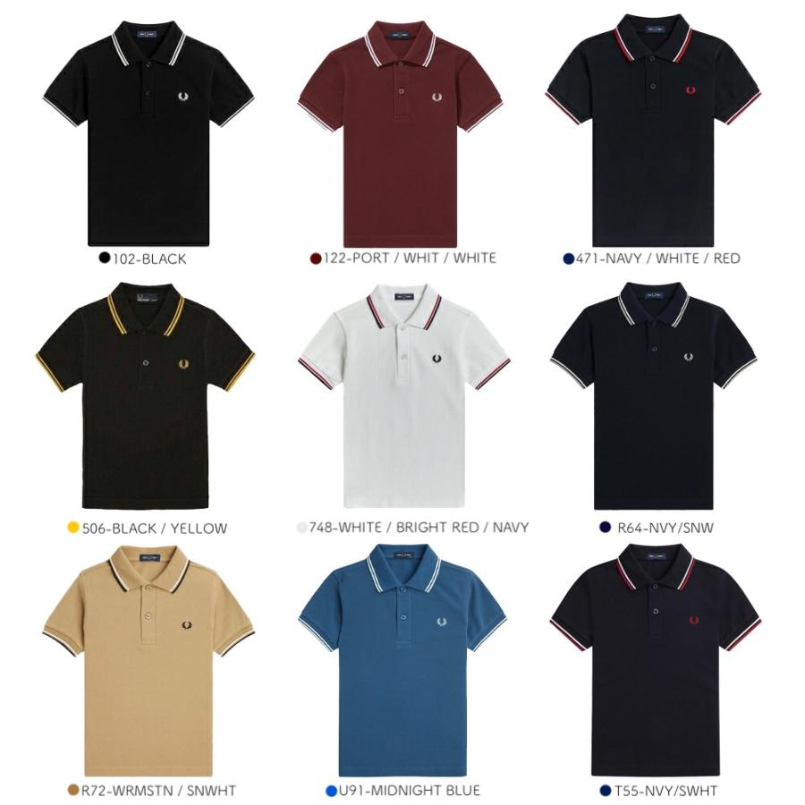 ポロシャツ キッズ フレッドペリー ギフト FRED PERRY KIDS TWIN TIPPED FRED PERRY SHIRT 100-130cmの画像