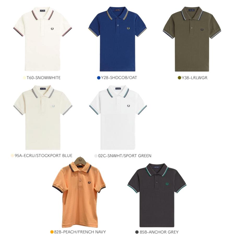 ポロシャツ キッズ フレッドペリー ギフト FRED PERRY KIDS TWIN TIPPED FRED PERRY SHIRT 100-130cmの画像