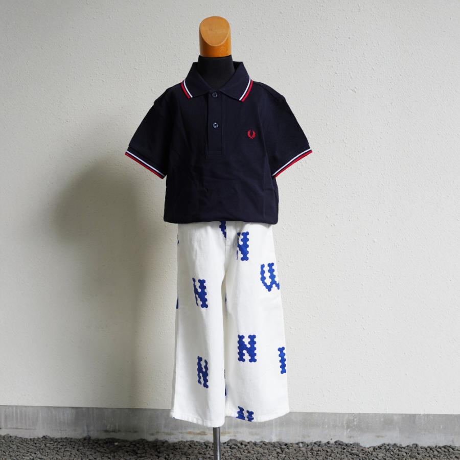 ポロシャツ キッズ フレッドペリー ギフト FRED PERRY KIDS TWIN TIPPED FRED PERRY SHIRT 100-130cmの画像