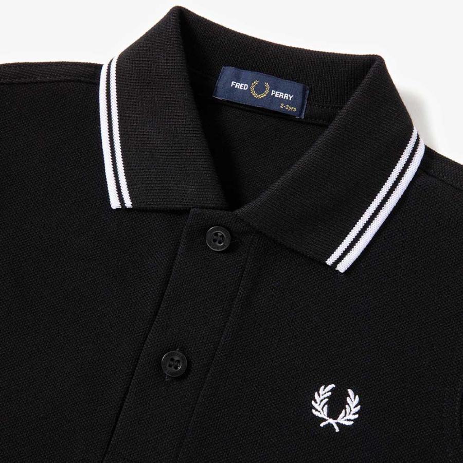 FRED PERRY（フレッドペリー） 長袖 ポロシャツ キッズ SY3637 KIDS