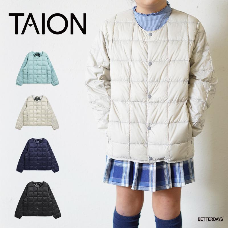 TAION（タイオン） インナーダウンジャケット キッズ DOWN 長袖 キッズ 