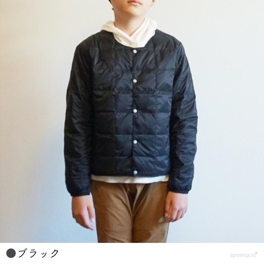 TAION インナーダウンジャケット キッズ DOWN 長袖 クルーネック TAION インナーダウンジャケット キッズ DOWN 長袖 クルーネック