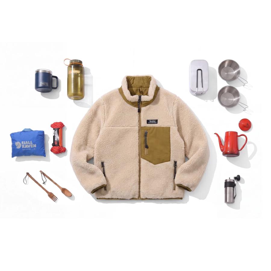 TAION（タイオン） 【26AW 予約】マウンテン リバーシブル ダウン×ボア