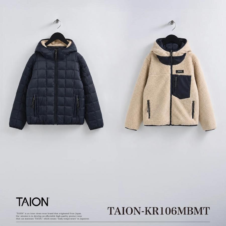TAION（タイオン） 【26AW 予約】マウンテン リバーシブル ダウン×ボア