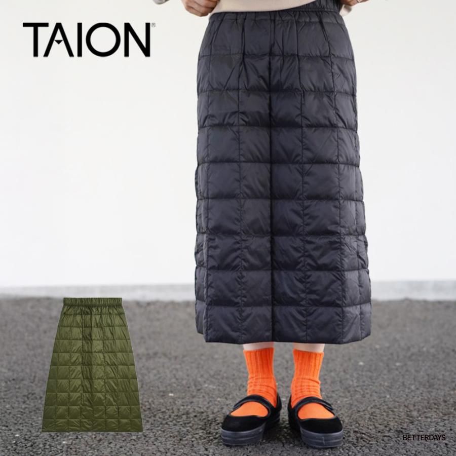 TAION（タイオン） ダウンスカート レディース BASIC SEMI-LONG DOWN