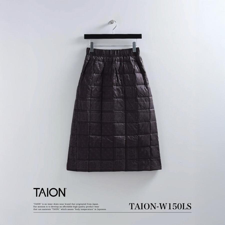 TAION（タイオン） ダウンスカート レディース BASIC SEMI-LONG DOWN